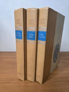 Vintage Lot of 3 Louisa May Alcott Set Hardback Books Good Condition J94 - Picture 1 of 15