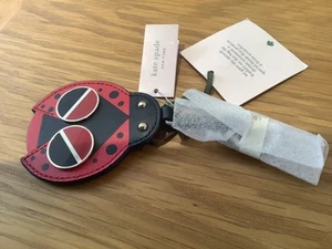 Kate Spade Spademals Hotchilimu Ladybird Leather Dangle Keyring Bag Charm - Picture 1 of 3
