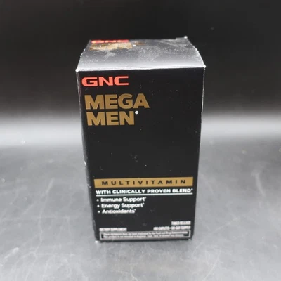 GNC Mega Men 180 Caplets Multivitamin for Men Immune/Energy Support Exp 10/2026 - Image 1 of 4
