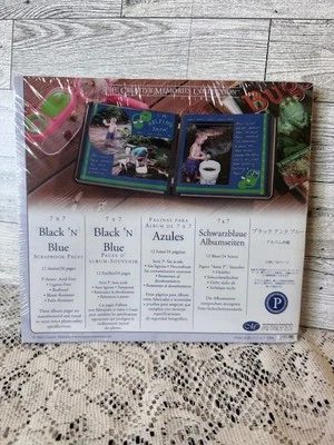 Creative Memories 7 x 7 Negro 'N Azul Álbum de Recortes Páginas de Recarga NUEVO Stock Antiguo Foto 1 de 2