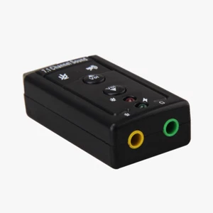 7.1-Channel Virtual USB Stereo Audio Adapter USB 2.0 Audio Mic Speaker Adapter - Picture 1 of 4