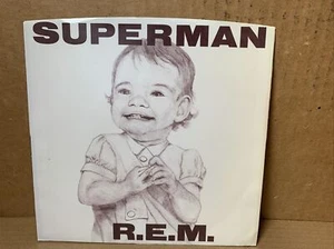 1986 R.E.M. REM SUPERMAN White Tornado IRS US 2-tk 7" vinyl record Michael Stipe - Imagen 1 de 13
