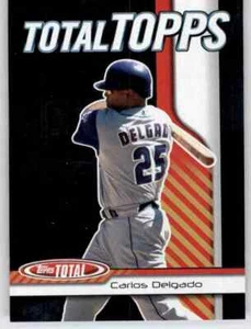 2004 Topps Total Total Topps Carlos Delgado Foil Insert MLB PWE Blue Jays #6 - Picture 1 of 2