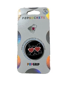 PopSockets PopGrip Swap Top Phone Grip Stand Sleepy Shades Boxer Dog Heart Pup - Picture 1 of 2