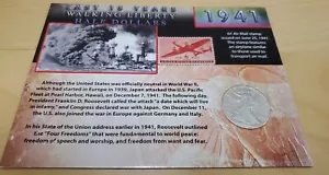 1941 Silver Half Dollar AND Stamp. Collectable First Commemorative Mint Set - Picture 1 of 2