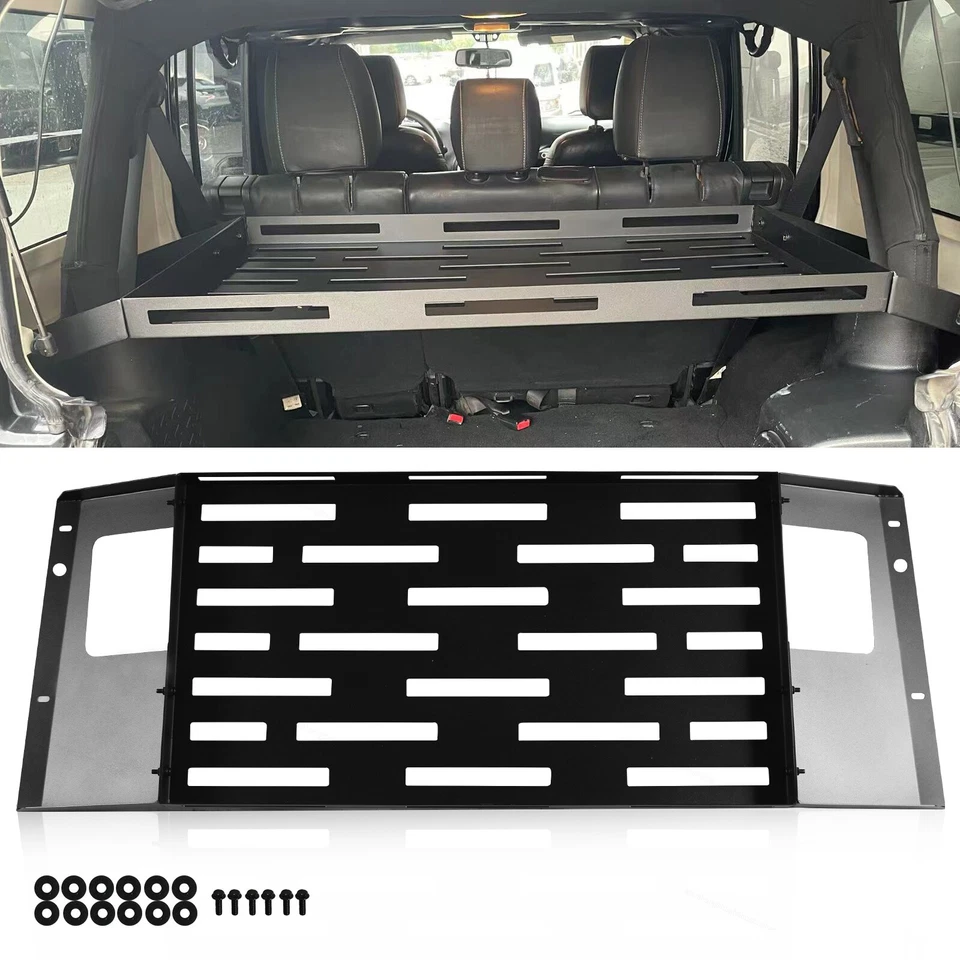 Fits 07-18 Wrangler JK Basket Interior Steel Rack Luggage Storage Carrier New Foto 1 de 4