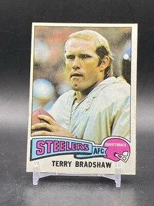 1975 Topps #461 Terry Bradshaw HOF Pittsburgh Steelers Vintage Football Card - Picture 1 of 2