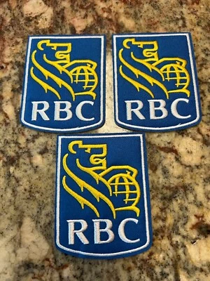 RBC Golf Sleeve Iron On Patches 2 1/2" x 3 1/4" Set of 3 - Image 1 of 2