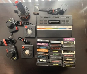 Atari 2600 System Bundle Lot w/ Console, 25 Games, Joysticks, Paddles, Untested - Picture 1 of 5