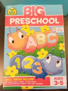 Big Preschool ABC Workbook Ages 3-5-NEW - Picture 1 of 7