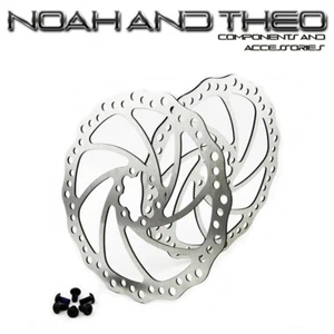 410 Stainless Steel MTB Bicycle Disc Brake Rotor 160mm Wave Model incl. bolts  - Picture 1 of 2