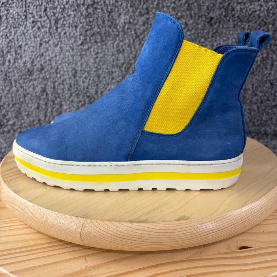 Arche Chelsea ботинки женщин размер 6 синий нубук кожаный ботинок сделано во Франции - Изображение 1 из 4