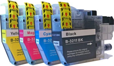 DRUCKFUXX 4x xl Cartouches D'Encre Compatible brother MFC J491 Dw J497 DCP J572 lot de