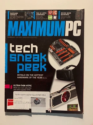 740 MAXIMUM PC Magazine July 2014 Used in like new condition - Image 1 of 3
