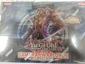 YUGIOH SAMURAI WARLORDS 1A EDIZIONE SCATOLA DA PONTE STRUTTURA 8 mazzi - Foto 1 di 2