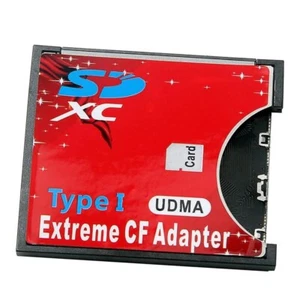Memory Card SD SDHC SDXC to Extreme Compact Flash CF Type I Adapter Converter UK - Picture 1 of 7