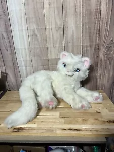 Barbie Prinzessin weiße Katze Katze Plüsch Serafina 2004 selten riesig!! - Bild 1 von 9