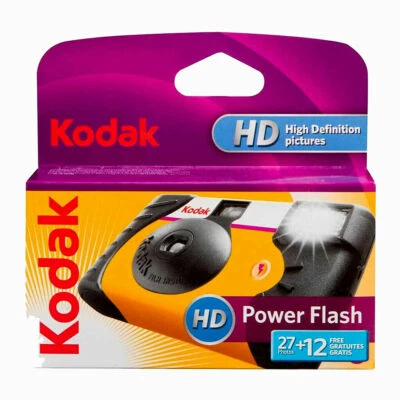 Kodak HD Power Flash Disposable Camera - 39 Exposures - Image 1 of 4