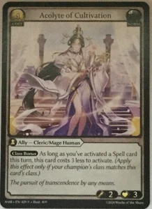 Acolyte of Cultivation Regular - Grand Archive, Mortal Ambition - Picture 1 of 1