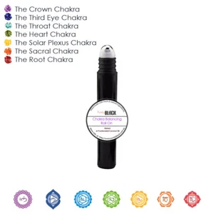 Mezcla de aceites esenciales de meditación de equilibrio de chakras. Rodillo de aromaterapia Roll On - Imagen 1 de 1
