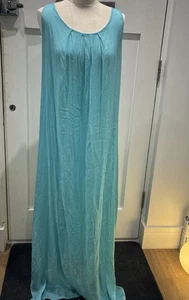 Made in Italy Dress lined midi Silk Chiffon Sleeveless One Size 12/14/16 - Picture 1 of 14
