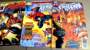 Marvel 1996 3 issues AMAZING SPIDER-MAN 416 Heroes Farewell 425 434 NM gb - Foto 1 di 18