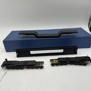 Ho Scale Messing Güterzug Alco Models Fw-1 & Fd-2 Dep Center Well Thru Flachwagen - Bild 1 von 19