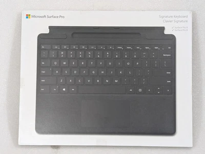 Microsoft Surface Pro Signature Keyboard - Black - (8XB-00001) Model 1864 - Image 1 of 4