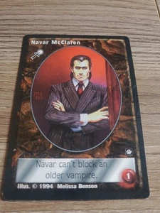 JYHAD Limited 1994 VTES Cards Navar McClaren - Picture 1 of 4