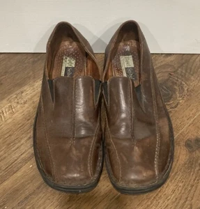 Josef Seibel The European Comfort Shoe Tan Leather Slip On Loafers Men's 39 - Picture 1 of 7