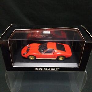 Minichamps 1/43 Rare Lamborghini Miura Rouge