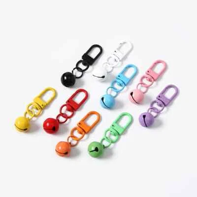 1/2/5/10/20 pcs 17MM colorful alloy bell key chain - Bild 1 von 4