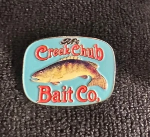 Creek Chub Lure Bait Company Lapel Pin Gift for hats vests shirts fishing ad - Picture 1 of 2