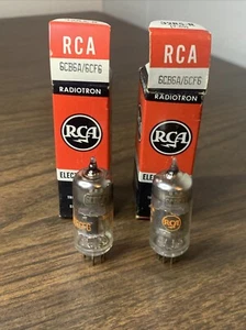 Two RCA 6CB6A 6CF6 Tubes Boxed Untested - Picture 1 of 7