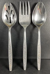 Stylecraft Acero Inoxidable Japón Patrón SYF20 2 cucharas para servir y hojas de tenedor para servir - Imagen 1 de 6