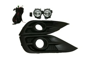 Fog Lamp Driving Light FIT Honda CR-V 4th Gen Asia Type 2012-2014 Black Cover - Picture 1 of 5