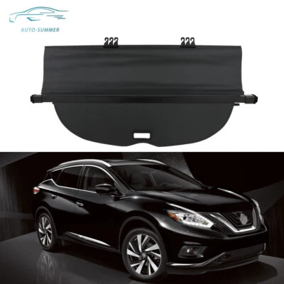 Retractable Rear Trunk Cargo Cover Security Shade Area For 15-2018 Nissan Murano Foto 1 de 4