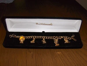 Hummel 22kt Gold Plated Charm Bracelet - Picture 1 of 4