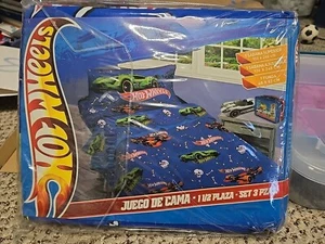 Hot Wheels Twin Flat Sheet Bedding Cars Kids New.in Package New Nip - Picture 1 of 3