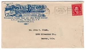 Washington DC "Postal Record" Journal of Letter Carriers - Bild 1 von 2