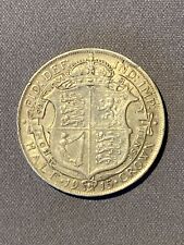 British Half Crown (2/6) - 1915, George V - Nice Details - 0.925 Fine (free P&P)