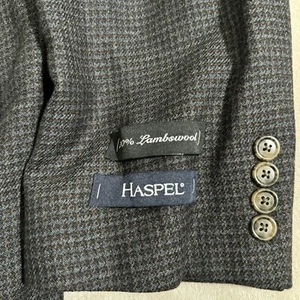 Haspel Jacket “Mark” 100% Lambs Wool Tweed Blazer 50R New With Tags - Picture 1 of 10
