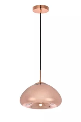 Elegant Lighting LDPD2018 Reflection 1 Light 11"W Pendant - Copper - Image 1 of 4