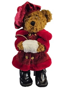 Dan Dee Collectors Choice Limited Edition Christmas Bear Doll With Stand - Picture 1 of 8