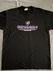 Vintage Champion XFL Chicago Enforcers Football Men’s Large T Shirt Black New - Picture 1 of 3