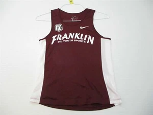 NIKE Jersey Youth Size M Athletic DRI-FIT FRANKLIN PIL YOUTH SPORTS Burgundy - Picture 1 of 6