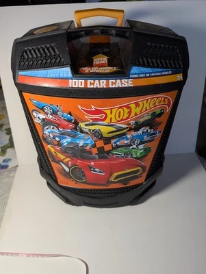  Hot Wheels 100 Car Carrying Case With Rollers & Extendable Handle.  - Image 1 of 4