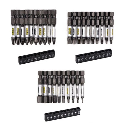 Efficient 14 Piece Screwdriver Bit Set for Home Improvement and Repair Tasks - Image 1 of 4