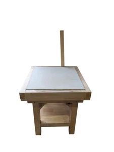 Sample Used Single Wedging Table With Plaster Block - Picture 1 of 3
