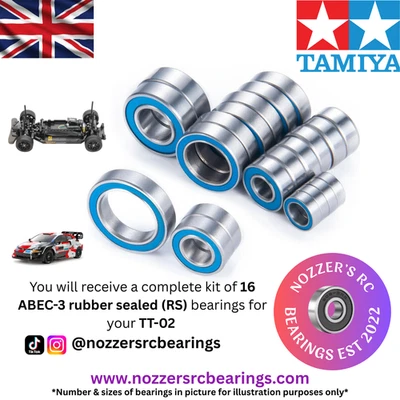 MY STORE Tamiya TT-02 Complete Bearing Kit